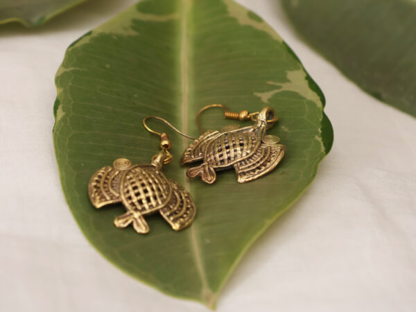 Dokra Decorative Fish shaped Ear ring