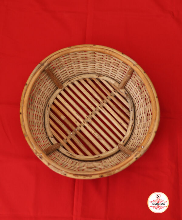 Cane round tray/basket