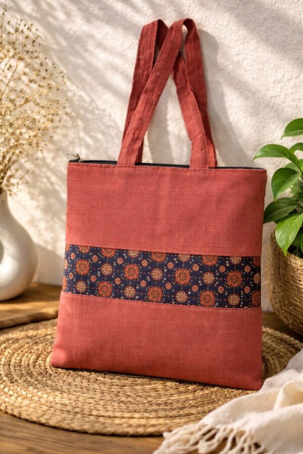 Handloom Cotton Tote bag 11